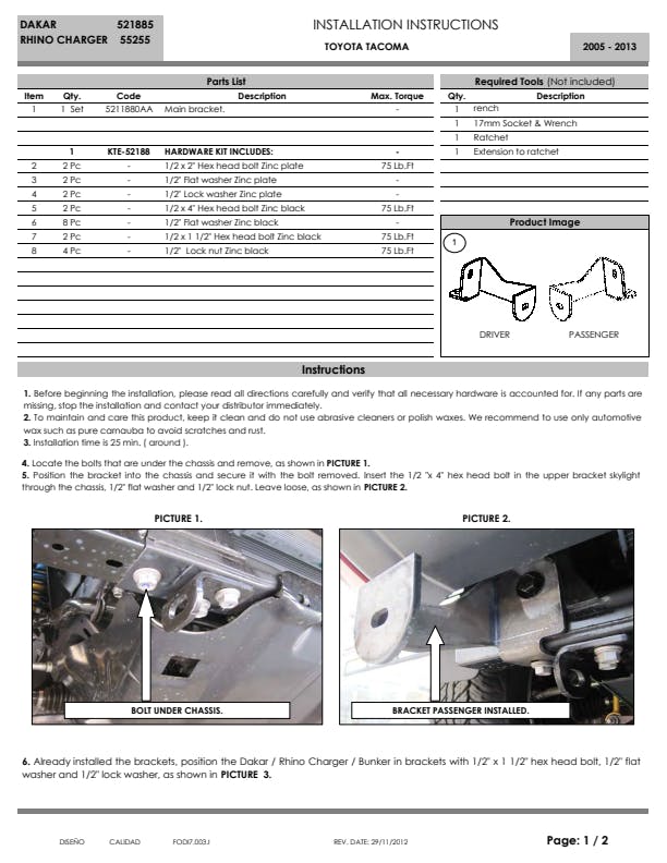 Big Country auto part