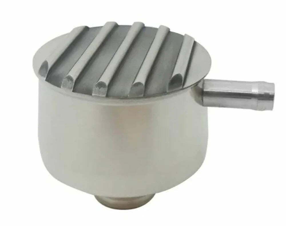 ROUND FINNED BREATHER CAP W/PCV -