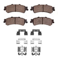 DFC 99-11 Cadillac DeVille Rear 5000 Advanced Ceramic Brake Pads and Hardware Kit