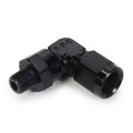 Fragola -10AN Female Swivel To 3/8 NPT - 90 Degree - Black