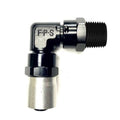 Fragola -8AN x 90 Degree Sport Crimp Hose End x 1/4 NPT