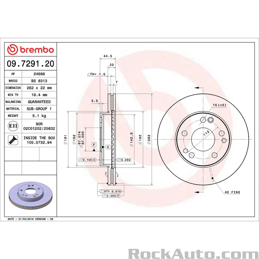 DISC BRAKE ROTOR
