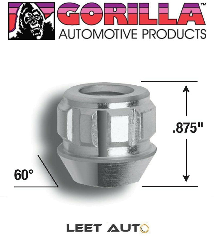Gorilla SYSTEM LOCK 6LUG 1/2 ACORN OE ZINC
