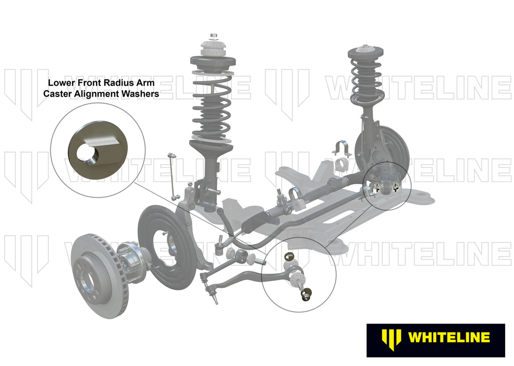 CONTROL ARM LOWER FRONT LOCK WASHERS CASTER CORRECTION OFFSET LOCK WASHERS