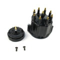Dist. Cap & Rotor Kit - Black w/Male Tower
