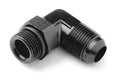 BLACK 90 DEG -8 MALE-MALE SWIVEL 7/8"-14