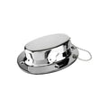 CHROME BRASS CHAIN DECK PIPE