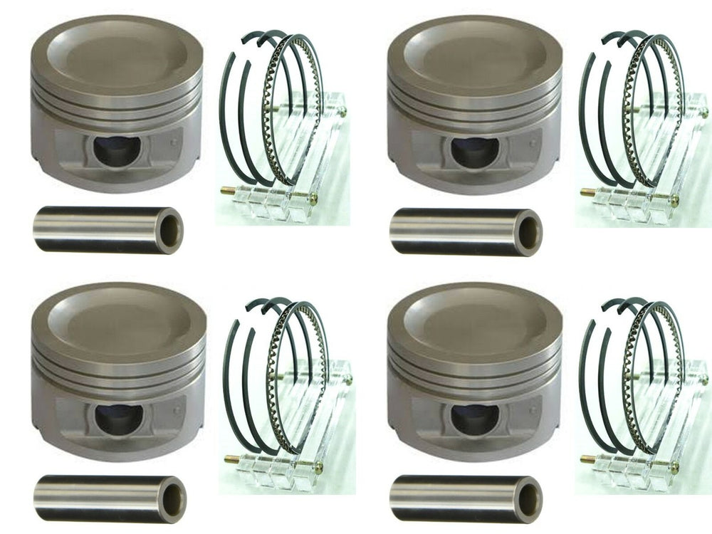 PISTON WITH RINGS