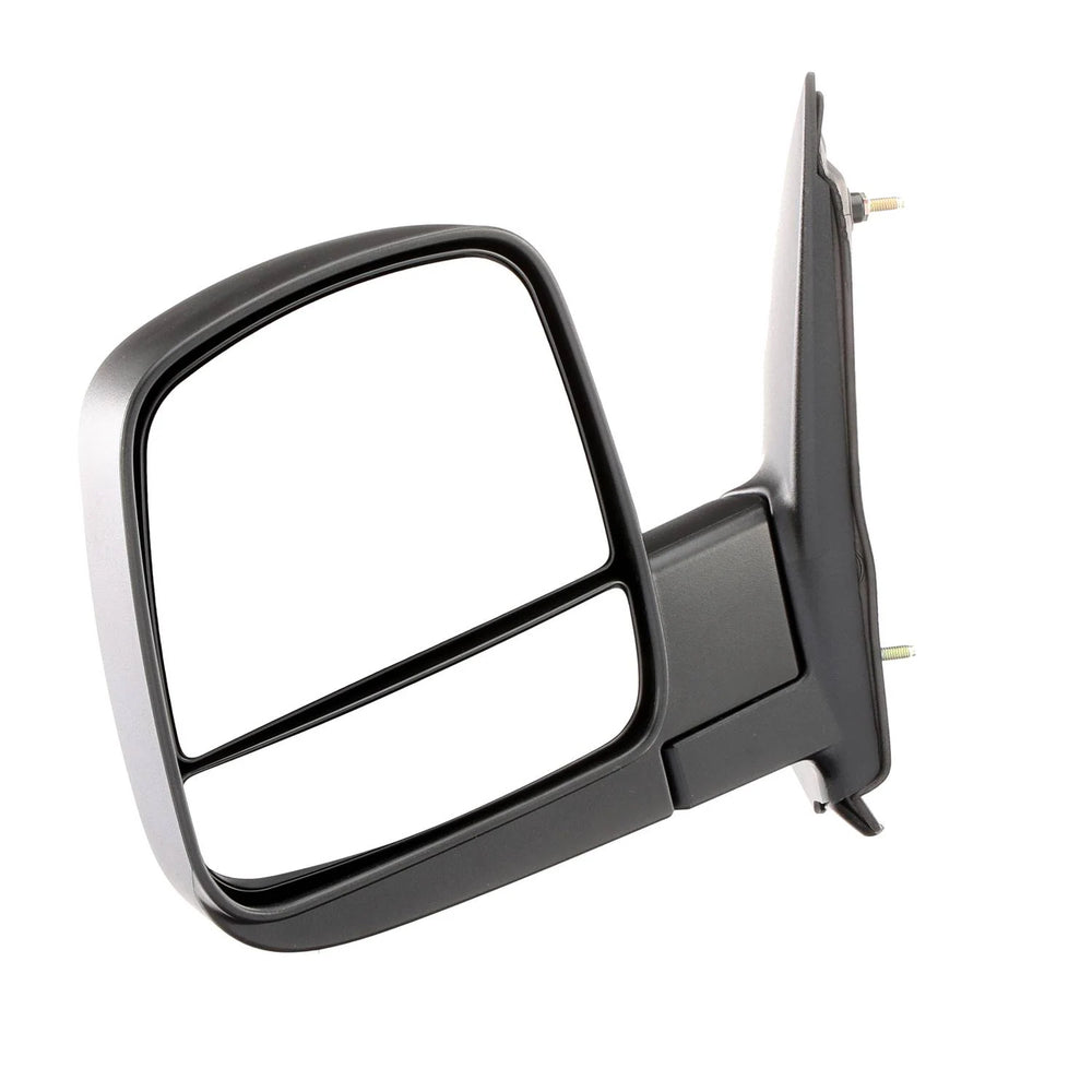 0812 CHEVY EXPRESS/GMC SAVANA LH MANUAL FOLDAWAY OE MIRROR BLACK W/BLIND SPOT