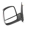 0812 CHEVY EXPRESS/GMC SAVANA LH MANUAL FOLDAWAY OE MIRROR BLACK W/BLIND SPOT