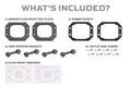 MORIMOTO 4BANGER FLUSH MOUNT KIT