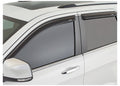 Stampede 2015-2019 Chevy Colorado Extended Cab Pickup Tape-Onz Sidewind Deflector 2pc - Smoke