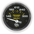 ~(0.5 lbs. 4X4X4)~ GAUGE OIL TEMP 2 1/16 IN 140-300degree F ELECTRIC MARINE CARBON FIBER