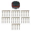 Haltech AMP 34 Pin 4 Row 3 Keyway Superseal Connector Plug & Pins