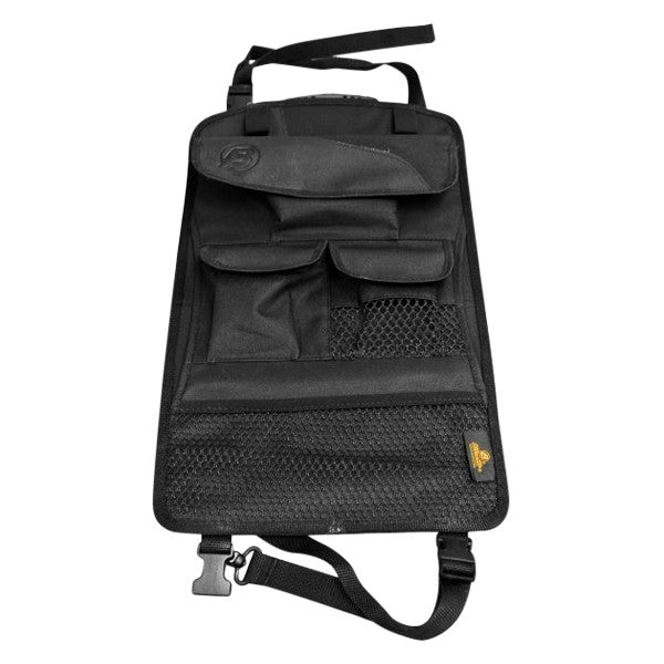 ~(3 lbs. 16X13X3)~ RoughRider Seat Back Organizer Black Diamond Jeep 87-17 Wrangler 2-Dr/4-Dr (requires headrest)