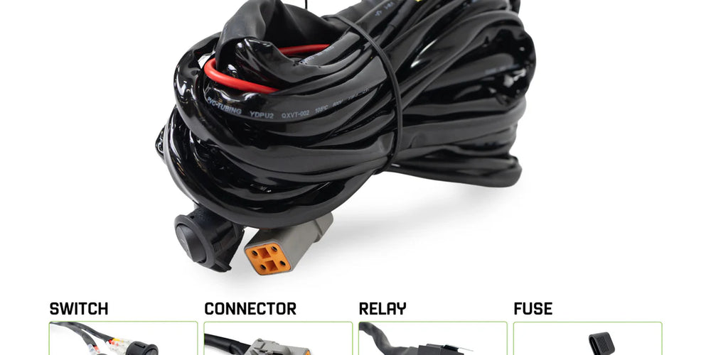 DV8 Offroad 40 AMP DTP 4-Pin Halo Light Harness