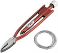 BikeMaster 9in Safety Wire Pliers w/ Wire