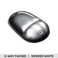Dodge 03-18 RAM Heavy-Duty 2500 3500 (1-Piece Single Cab Light) Smoked Cab Roof Light Lens with 2-Way Forward Rear Facing White ULTRA High-Power LEDs - 1-Piece Single Cab Light ONLY