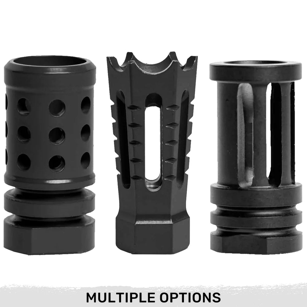 ~(1 lbs. 4X3X1)~ Interchangable AR-15 Style Suppressed Design Rifle Barrel Antenna Tip Flash Hider - This interchangable flash hider barrel tip fits RECON AR-15 Style Antennas - OLIVE DRAB / ARMY GREEN