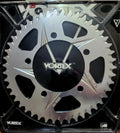 Vortex Racing Aluminum Rear Sprocket 520 47 Tooth- Silver