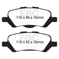 EBC 08+ Toyota Venza 2.7 Ultimax2 Rear Brake Pads