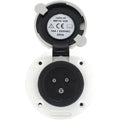POWER INLET POLYAMID WITH COVER 16A