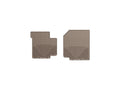 WeatherTech 87-95 Jeep Wrangler Front Rubber Mats - Tan