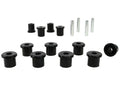 Spring - eye front rear and shackle bushing 12 Bushings 4 Tubes Grease