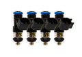 Fuel Injector Clinic Set of 4 US Car/EV6 (female) to Jetronic/EV1 Adapter (male) injector plug adaptors
