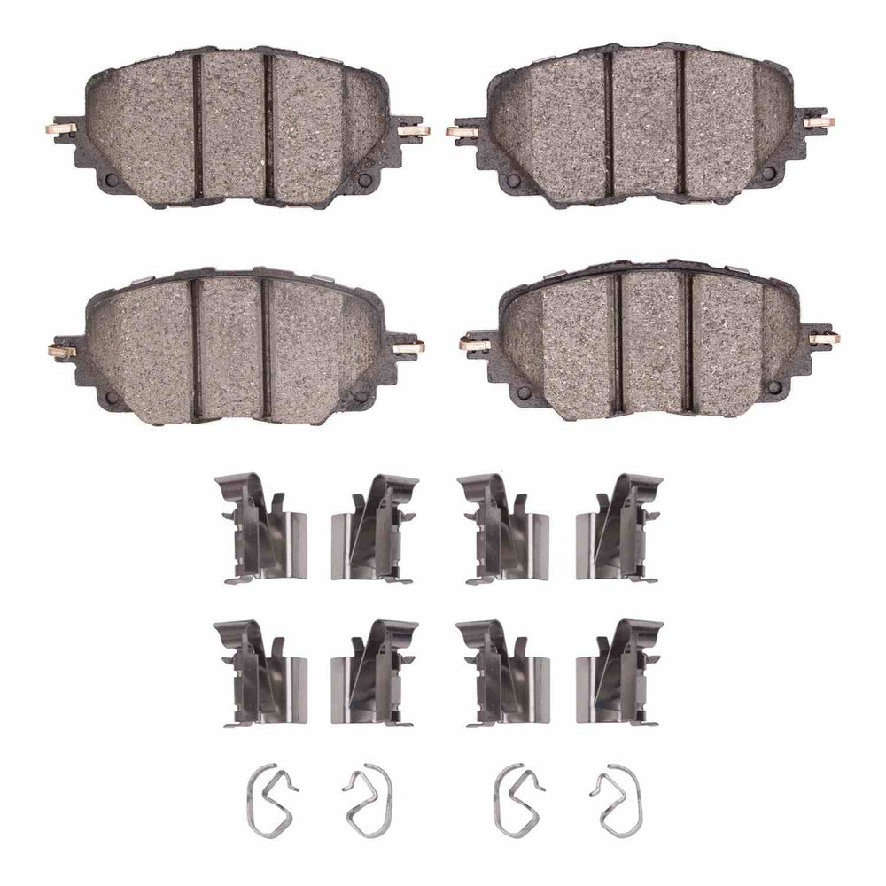 R1 16-25 Fiat 124 Spider Front Euro Ceramic Pads & Hardware Kit