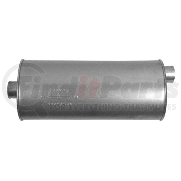 MUFFLER ENFORCER II OVAL 2.5IN ID/OD C/O 25.5IN OAL AS