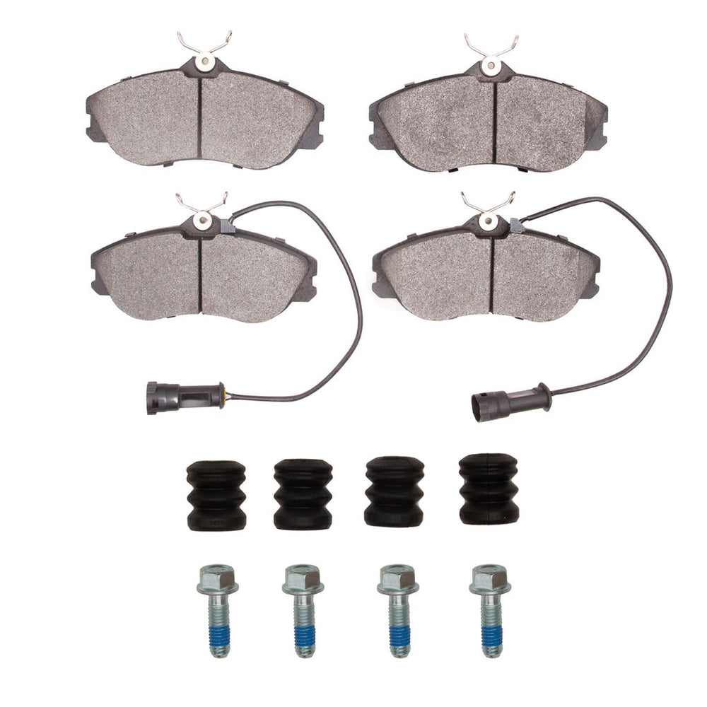 R1 85-91 Audi 5000S Quattro Front Semi Met Pads & Hardware Kit