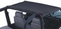 California Brief Soft Top for 1987-1991 Jeep Wrangler YJ, Black, Windshield Channel Required (sold separately) Rampage