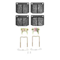 R1 85-86 Saab 900 Front Semi Met Pads & Hardware Kit