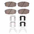 R1 14-25 Kia Seltos (Usa/Canada) Front Semi Met Brake Pads and Hardware Kit