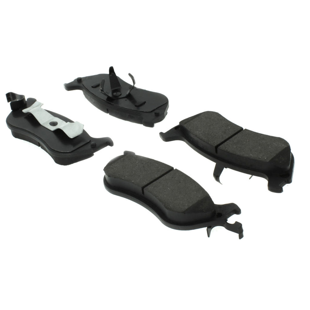 Centric Posi-Quiet Ceramic Brake Pads w/Shims & Hardware - Rear