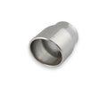 Exhaust Tip Exhaust Tip 4.00 Inch Rolled Angle Polished SS Fits 3.00 Inch Tubing Weld On Flowmaster