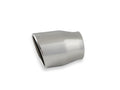 Exhaust Tip Exhaust Tip 4.00 Inch Rolled Angle Polished SS Fits 3.00 Inch Tubing Weld On Flowmaster