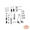 Rear Drum Brake Hardware Kit for 1974-1991 Jeep SJ, J-10 w/ 11 Inch x 2 Inch Rear Brakes Crown Automotive