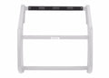 4LIGHT MASK PLATE(FEDERAL SIGNAL IPX6)W/INTERSECTION BRACKETS STEEL TEXTURED BLACK