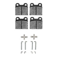 DFC 75-86 Alfa Romeo Alfeta Rear 5000 Advanced Low Metallic Brake Pads and Hardware Kit
