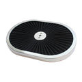 12in Super Flow Oval Air Cleaner Black Mesh