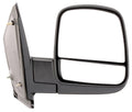 0812 CHEVY EXPRESS/GMC SAVANA RH MANUAL FOLDAWAY OE MIRROR BLACK W/BLIND SPOT