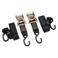BikeMaster 2x84in Ratchet Tiedown Pair - Black