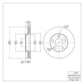 R1 Concepts Brake Rotor Fits Ford Mustang