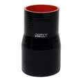 HPS Performance 2.75 - 3.5 ID 4 Long High Temp 4-ply Reinforced Silicone Reducer Coupler Hose Black (70mm - 89mm ID 102mm Length)