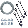 4 - 15" EYE ANCHORS, 50 F