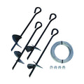 4 - 15" EYE ANCHORS, 50 F
