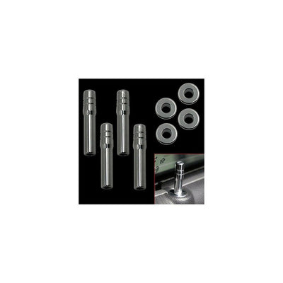 UPR Dodge Slmline Door Pin and Bezel 4dr Kit - Polished DC-1001-116