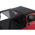 Rampage 1997-2006 Jeep Wrangler(TJ) Combo Sun Brief/Safari Top - Black Mesh